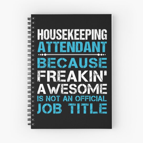 Item preview, Housekeeping Attendant T Shirt - Freaking Awesome Job Gift Item Tee designed and sold by oetate4774.