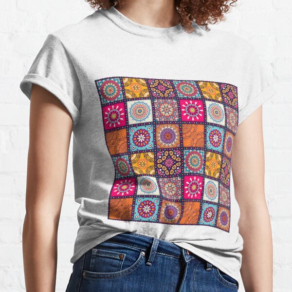 Dashiki colorful garment from Africa funny pattern Mandela Classic T-Shirt