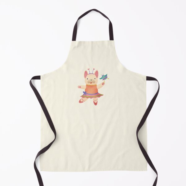 Item preview, Frenchie Ballerina - Cute Dog Illustration - Cream/Beige designed and sold by squigglin.