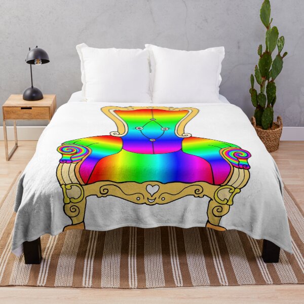 Item preview, Colorful Rainbow Victorian Cheerful Chair designed and sold by Deborah Camp.