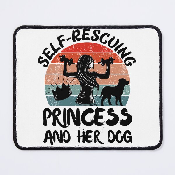 Item preview, Self rescuing princess and her dog sunset designed and sold by Chaos-Touch.