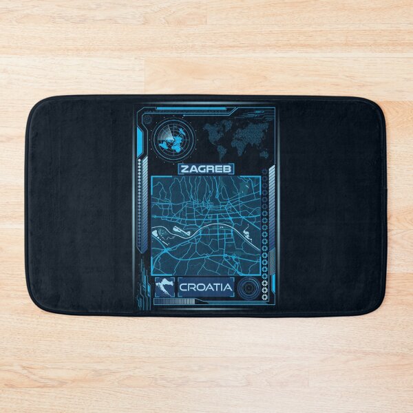 Item preview, ZAGREB MAP CROATIA designed and sold by hatimelhag.