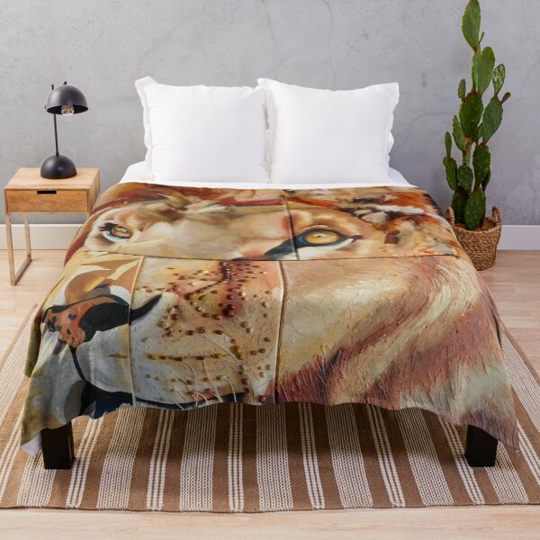 Item preview, Lion Painting with Texture designed and sold by cuttlecactus.