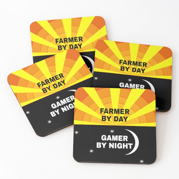 Item preview, Farmer By Day Gamer By Night - Simple Design designed and sold by FridPix.