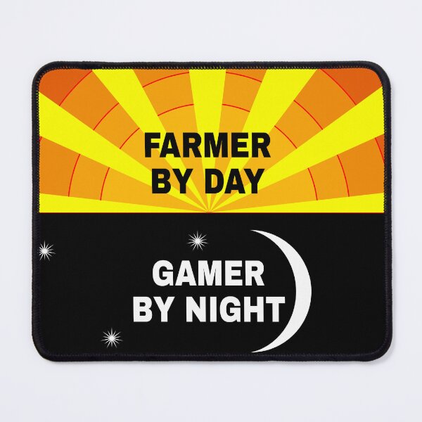 Item preview, Farmer By Day Gamer By Night - Simple Design designed and sold by FridPix.
