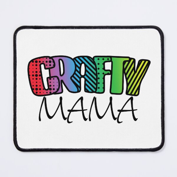 Item preview, Crafty Mama with Rainbow Graffiti Style Letters designed and sold by AloraDawnEve.