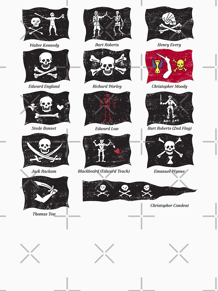 Pirate Flags T-shirt