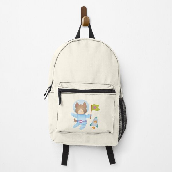 Item preview, Border Collie Astronaut in Space - Cute Dog Illustration - Brown designed and sold by squigglin.
