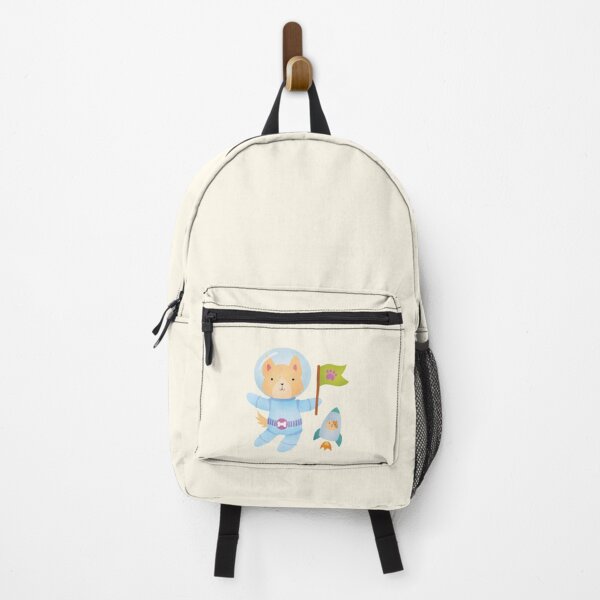 Item preview, Border Collie Astronaut in Space - Cute Dog Illustration - Cream/Beige designed and sold by squigglin.
