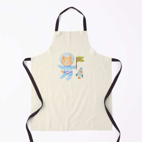 Item preview, Border Collie Astronaut in Space - Cute Dog Illustration - Cream/Beige designed and sold by squigglin.