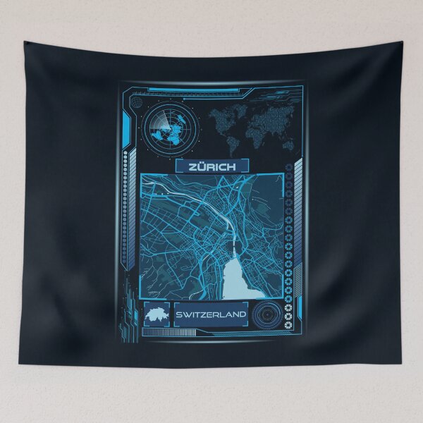 Item preview, ZURICH MAP SWITZERLAND designed and sold by hatimelhag.