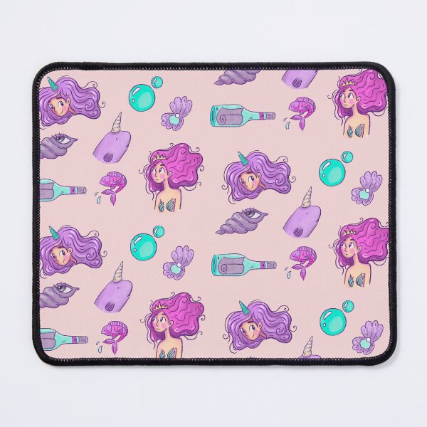 Item preview, Pink mermaids, fantasy creatures designed and sold by Arelibelula.