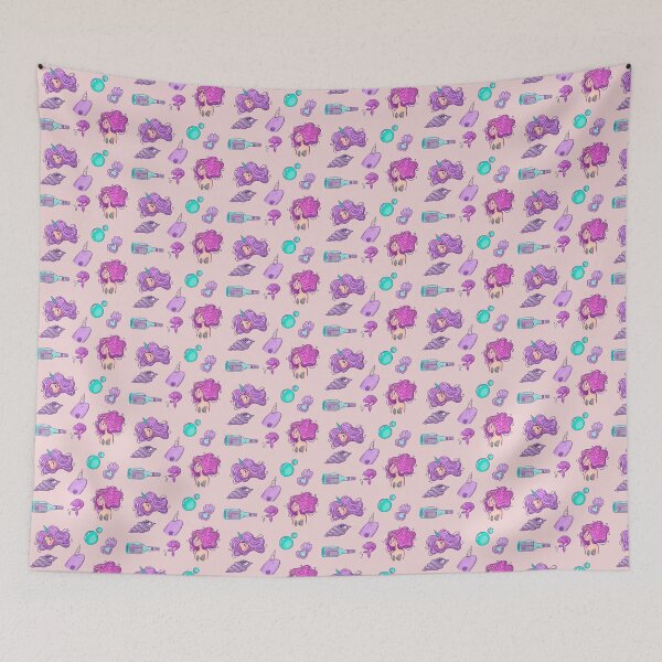 Item preview, Pink mermaids, fantasy creatures designed and sold by Arelibelula.