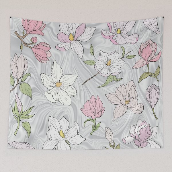 Item preview, Sweet Magnolias / Floral Pattern designed and sold by alayal57.