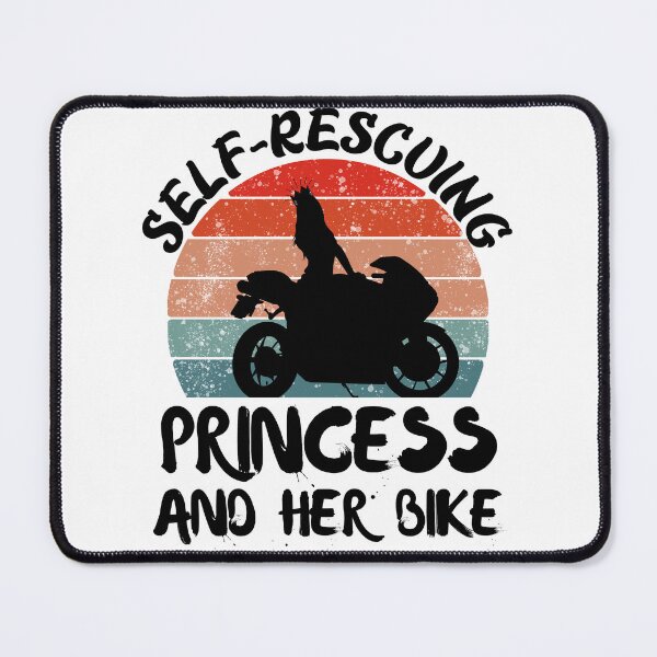 Item preview, Self rescuing princess and her bike sunset designed and sold by Chaos-Touch.