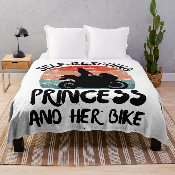 Item preview, Self rescuing princess and her bike sunset designed and sold by Chaos-Touch.