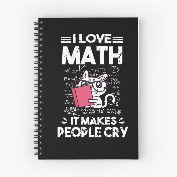 Item preview, I Love Math It Makes People Cry designed and sold by Heddar Badreddine.