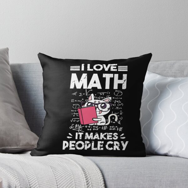 Aperçu de l'œuvre J'aime les maths, ça fait pleurer les gens créée et vendue par Heddar Badreddine.