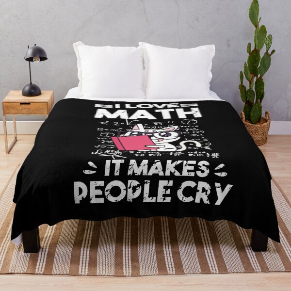 Item preview, I Love Math It Makes People Cry designed and sold by Heddar Badreddine.