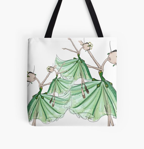 Emeralds All Over Print Tote Bag