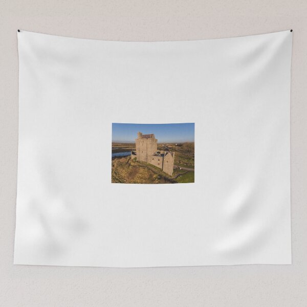 Item preview, Aerial view of Irish Castle sunset landscape designed and sold by Nollaig Ó Mórdha  Up The Banner Photography.