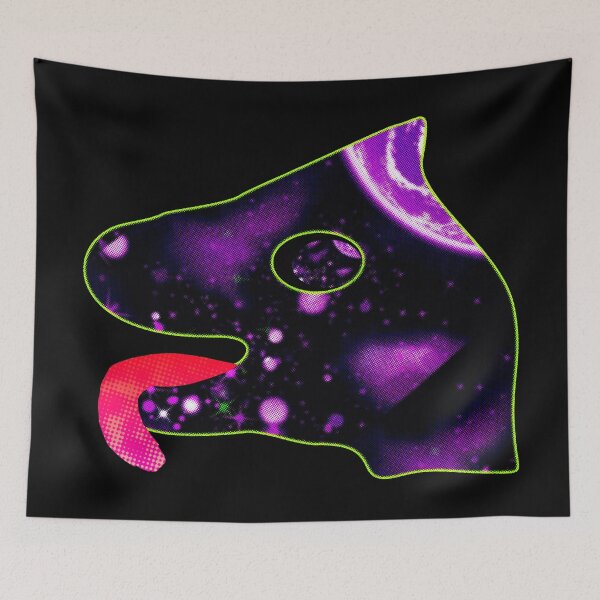 Item preview, ABSTRACT ASTRAL PORTRAIT OF A FUNNY ALIEN DOG designed and sold by Ralek.