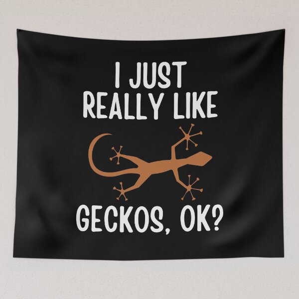 Item preview, I Just Really Like Geckos Ok Funny Crested Gecko Lover designed and sold by cimibaka25.