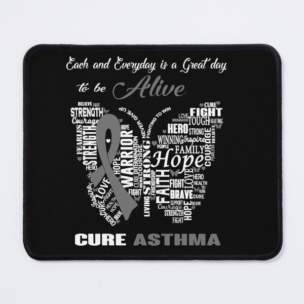 Item preview, Butterfly Ribbon Cure Asthma Awareness designed and sold by Tadmab.