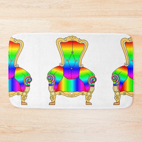 Item preview, Colorful Rainbow Victorian Cheerful Chair designed and sold by Deborah Camp.