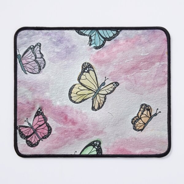Item preview, Monarch Butterflies in Rainbow Colors in Watercolor designed and sold by SanMould.