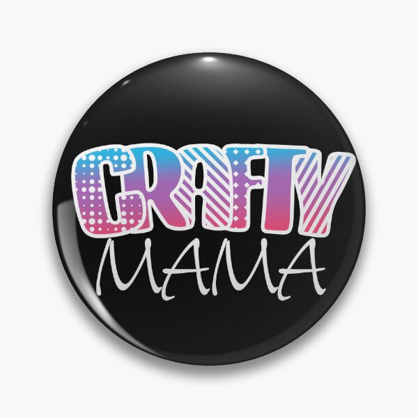Item preview, Crafty Mama with Graffiti Style Text designed and sold by AloraDawnEve.