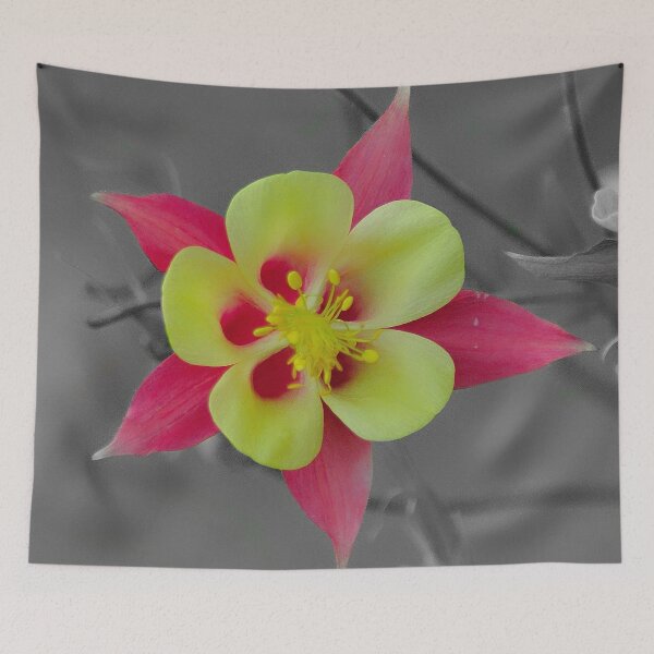 Item preview, Vibrant Colorado Red and Yellow Columbine designed and sold by DesignMore21.