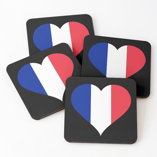 Item preview, Lovely Heart Shaped France Flag designed and sold by LordAudes.