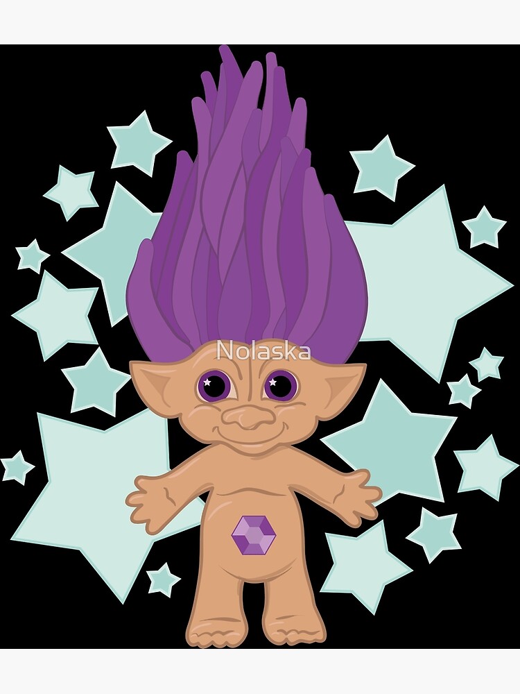 Lucky Troll Stars Art Print By Nolaska Redbubble 