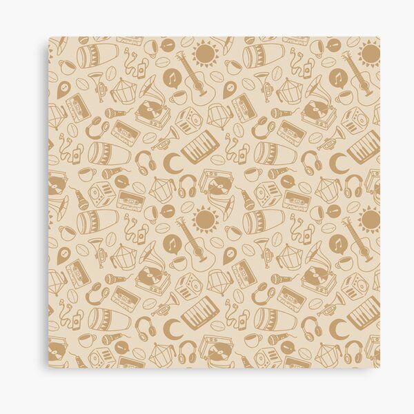 Graphic AM:PM 3c / two colors Canvas Print