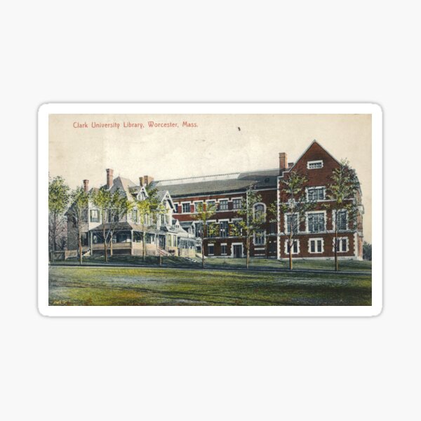 Item preview, Clark University Vintage 1922 Postcard Reproduction - Worcester, Massachusetts  designed and sold by Nostalgia Tees, Stickers, Art & More.