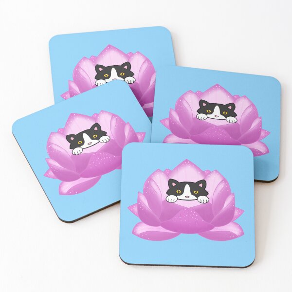 Item preview, Cat In Lotus Tattoo designed and sold by Purr95.