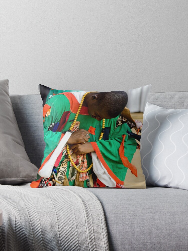 Thumbnail 1 of 4, Pillow, Whirling Dervishes designed and sold by blackmamba5.