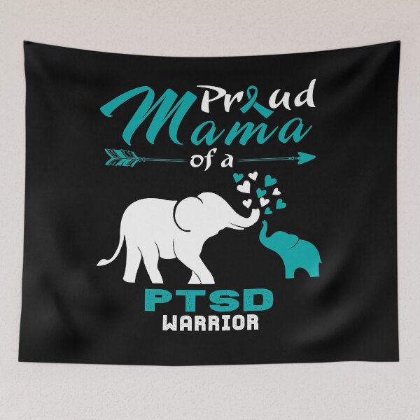 Item preview, Proud Mama Of A PTSD Warrior designed and sold by heppenp.