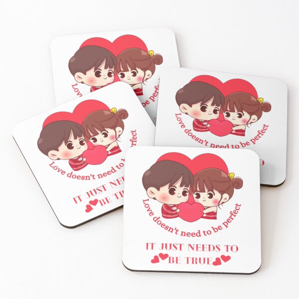 Item preview, Love doesn't need to be perfect it just needs to be true  designed and sold by Dream70.