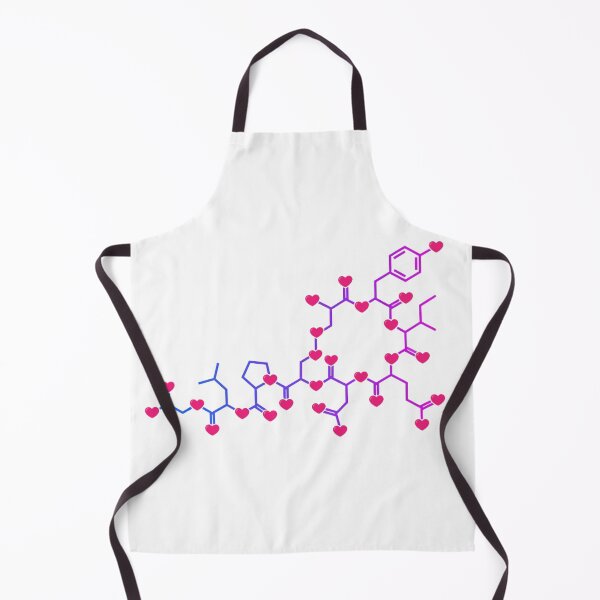 Item preview, Love Hormone Oxytocin Rainbow Chemical Structure (White Background) designed and sold by Yellow-Eyes.