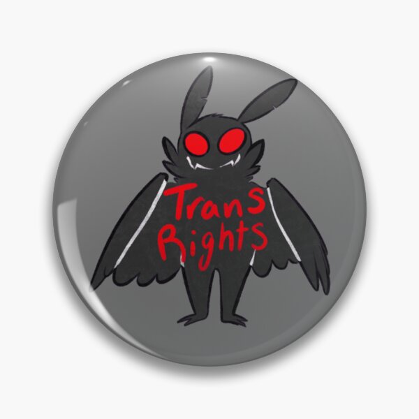 Item preview, mothman says trans rights designed and sold by MiloCole.