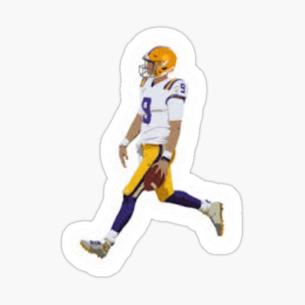 Joe Burrow Jersey  Sticker for Sale by EliixirStreet