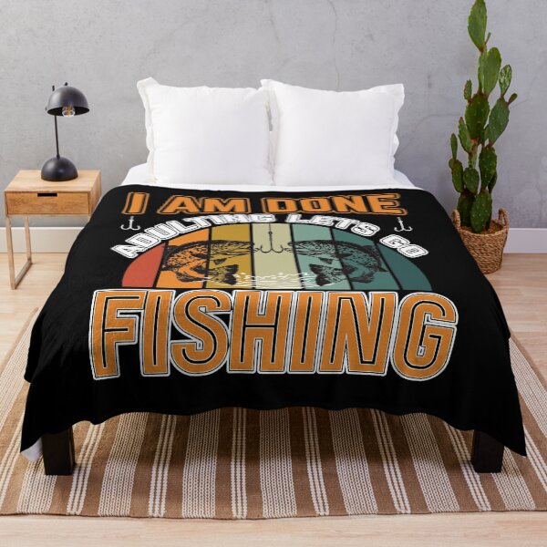 Item preview, I'm Done Adulting Lets Go Fishing designed and sold by mohalaz.
