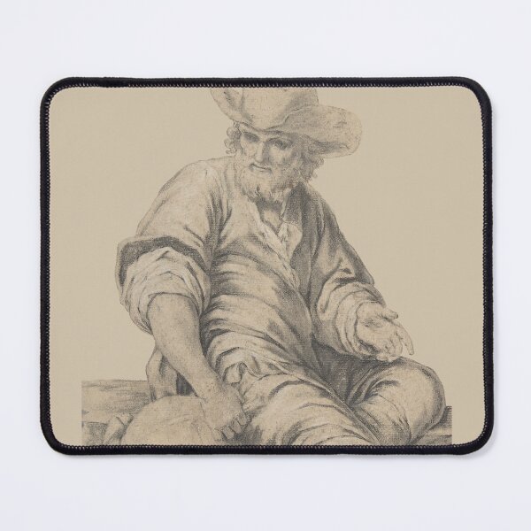 Item preview, Seated Bearded Man Holding a Jug designed and sold by pelagio.