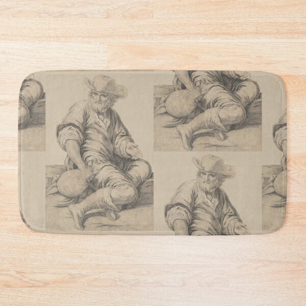 Item preview, Seated Bearded Man Holding a Jug designed and sold by pelagio.