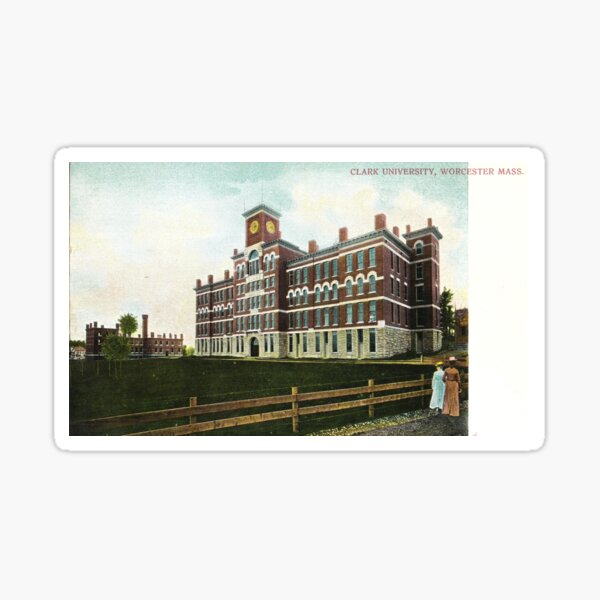 Item preview, Clark University Vintage 1905 Postcard Reproduction - Worcester, Massachusetts  designed and sold by Nostalgia Tees, Stickers, Art & More.