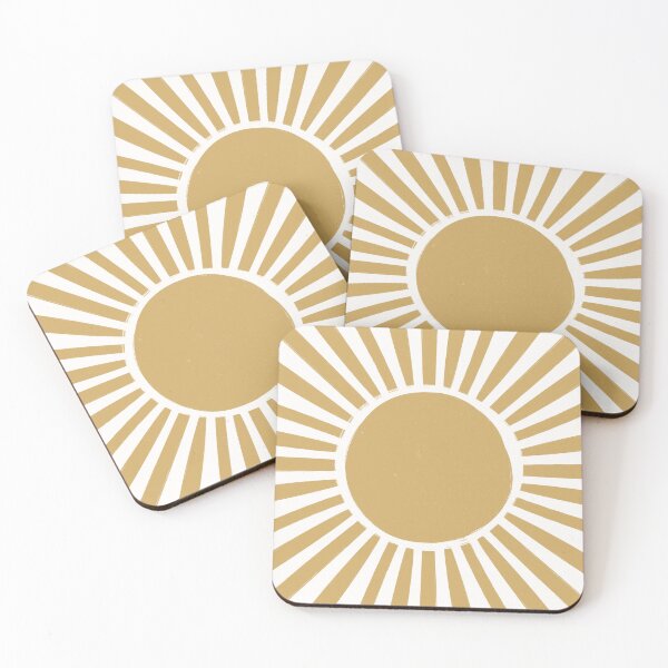 Item preview, Golden Boho Sun Minimal Earthy Sunset designed and sold by trajeado14.