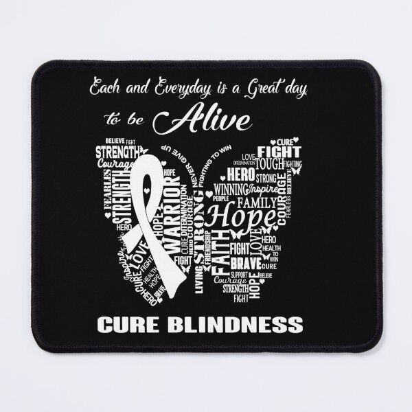 Item preview, Butterfly Ribbon Cure Blindness Awareness designed and sold by Tadmab.