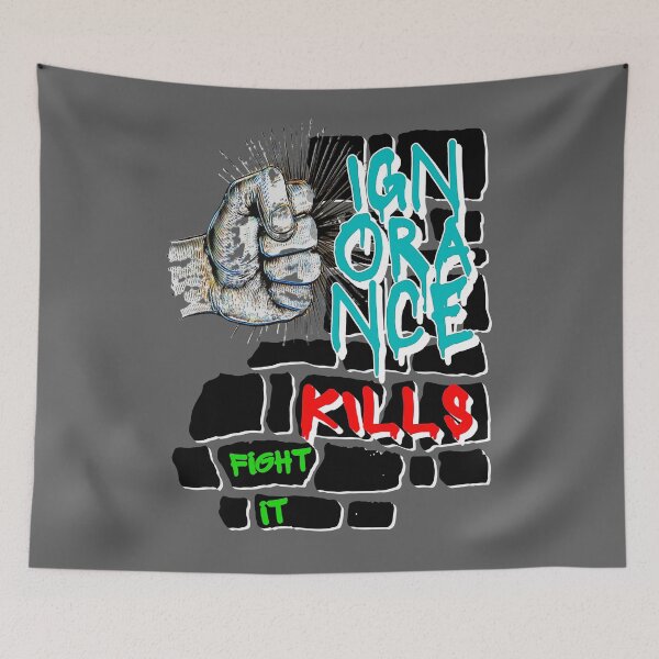 Item preview, Ignorance kills. Awareness  designed and sold by MAD-STREETWEAR.